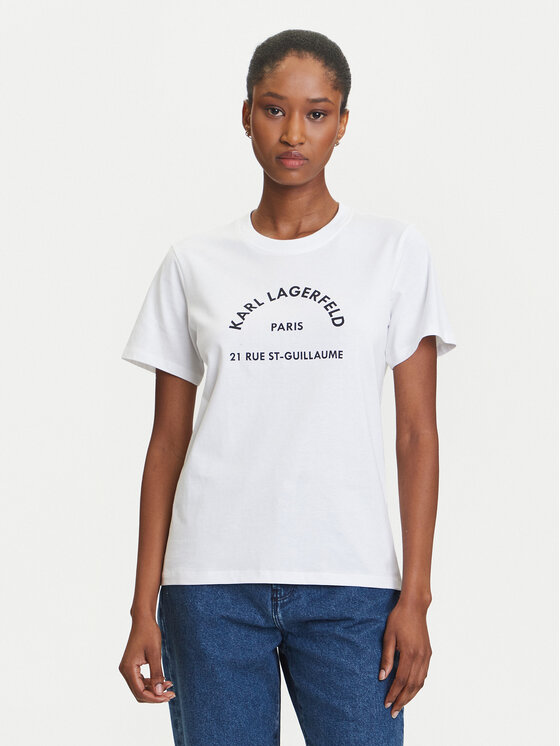 

Футболка regular fit A3W17105 Karl Lagerfeld, белый