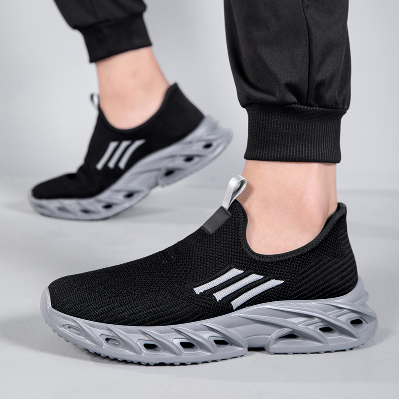 BAGE Мужские повседневные кроссовки Low Top черные, цвет Black — фото 3