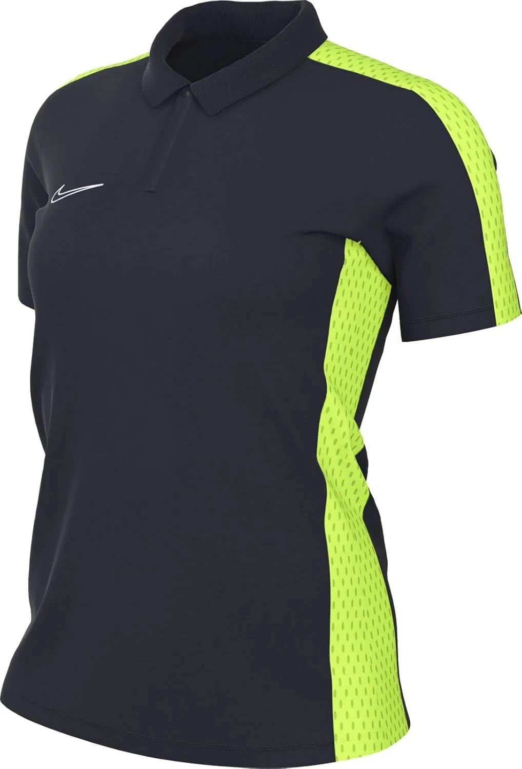 Поло Nike W NK DF Acd23, Obsidian/Volt/White