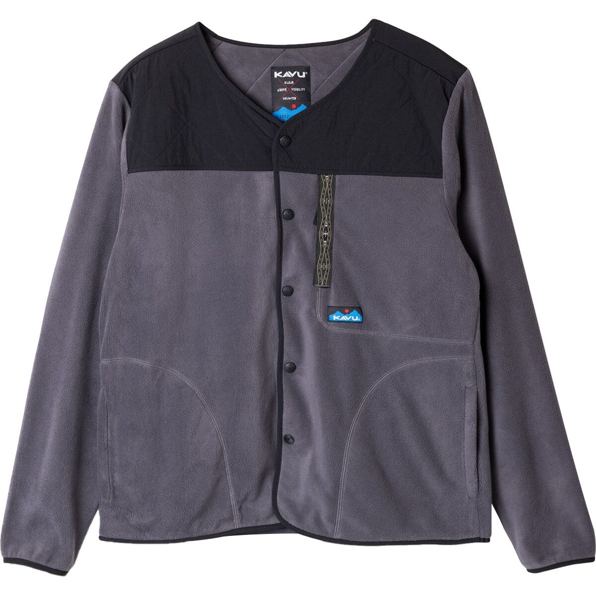 

Брюденэлл куртка на молнии из флиса Kavu, цвет dark shadow