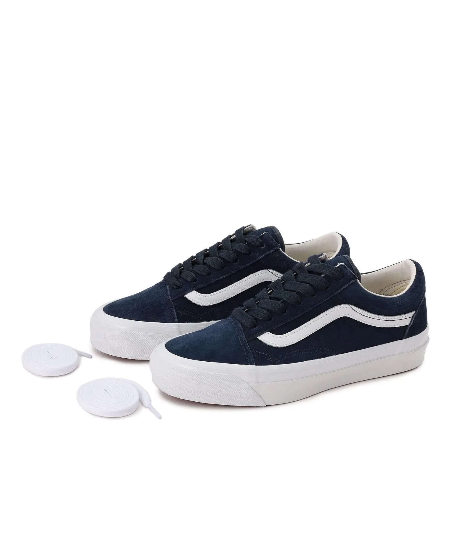 Унисекс кеды из натуральной кожи VANS PREMIUM OLD SKOOL синие — фото 3