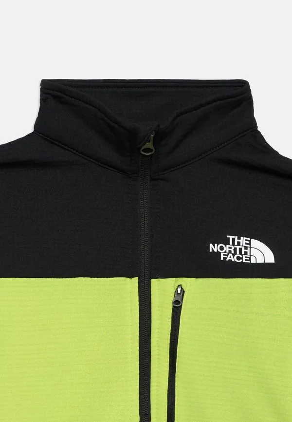 Походная флисовая куртка-средний слой, The North Face, Black/Fizz Lime — фото 4