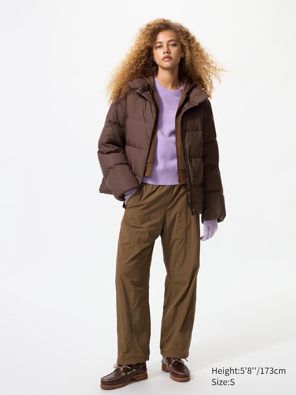 

Теплые брюки с подкладкой Uniqlo, 36 brown