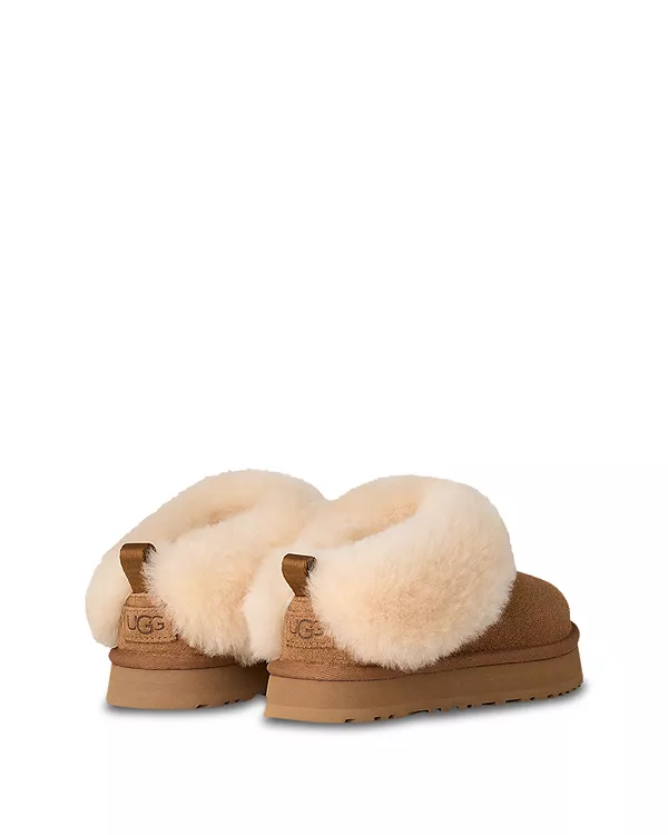 Детские тапочки Tazzelle для девочек - для малышей и для взрослых. Ugg, коричневый — фото 3