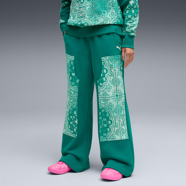 

Женские баскетбольные спортивные штаны Shooting Stars Puma, зеленый