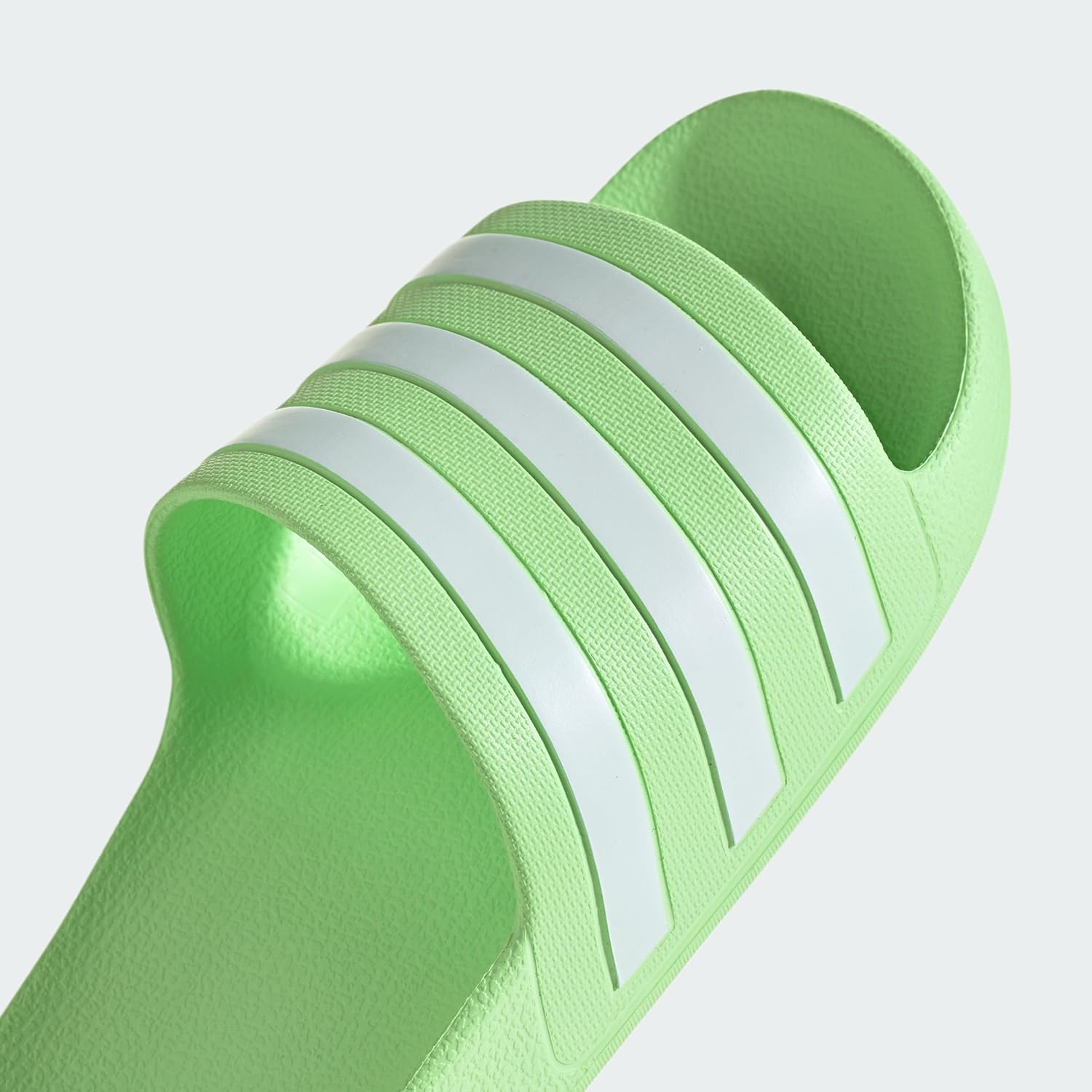 Сандалии adidas Adilette Aqua для взрослых, унисекс, белый/зеленый — фото 4