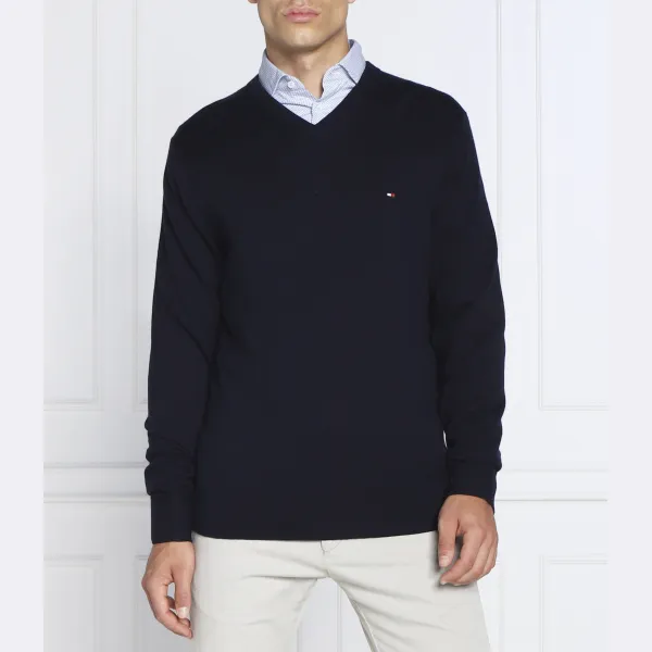 

Свитер обычного кроя с добавлением кашемира Tommy Hilfiger, синий