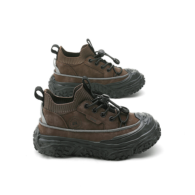 Кроссовки Jeep Kids Lifestyle Shoes Kids Low-top Brown, цвет Mocha — фото 4