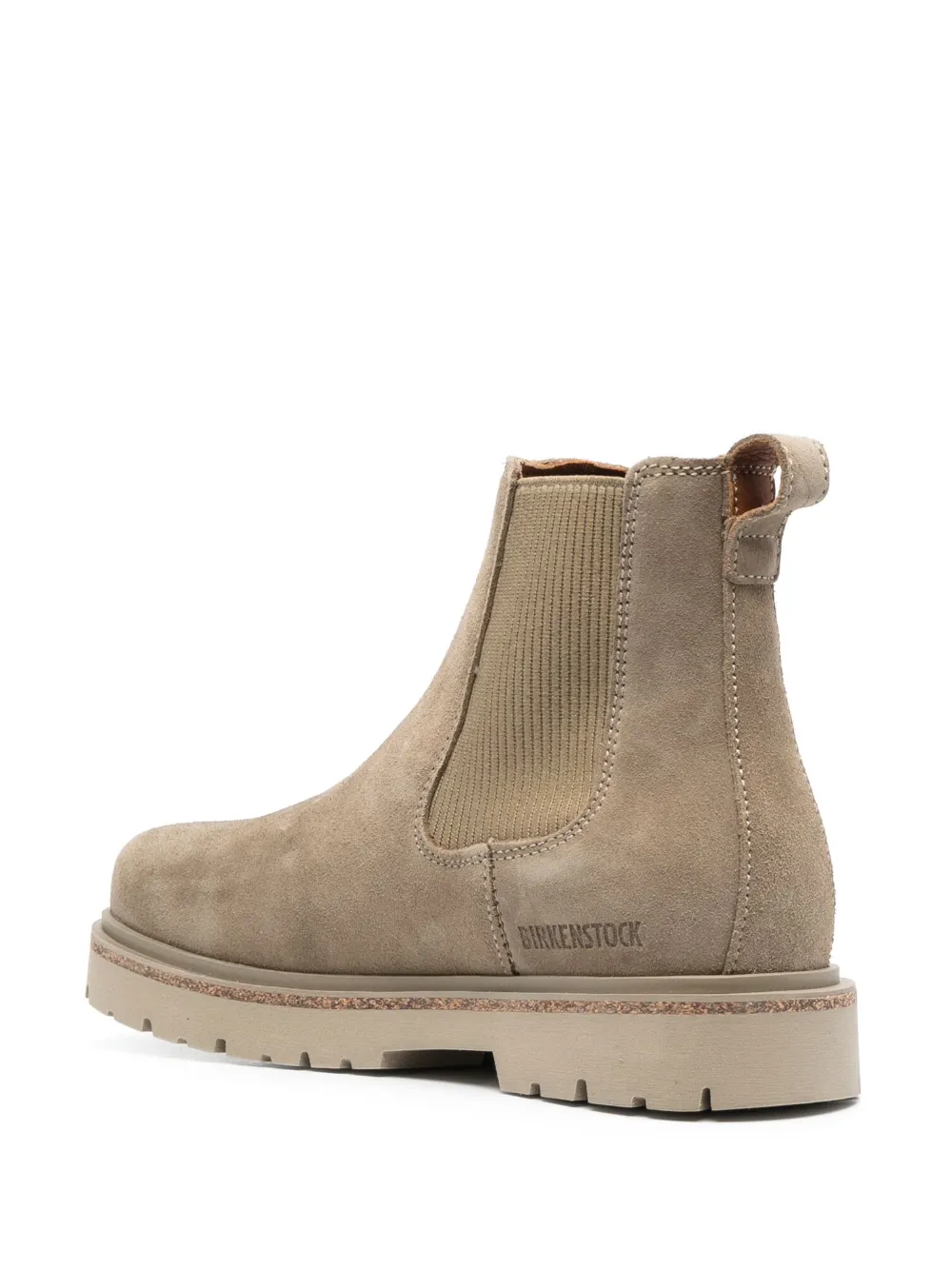 Женские ботинки челси BIRKENSTOCK Highwood замшевые, бежевый — фото 3