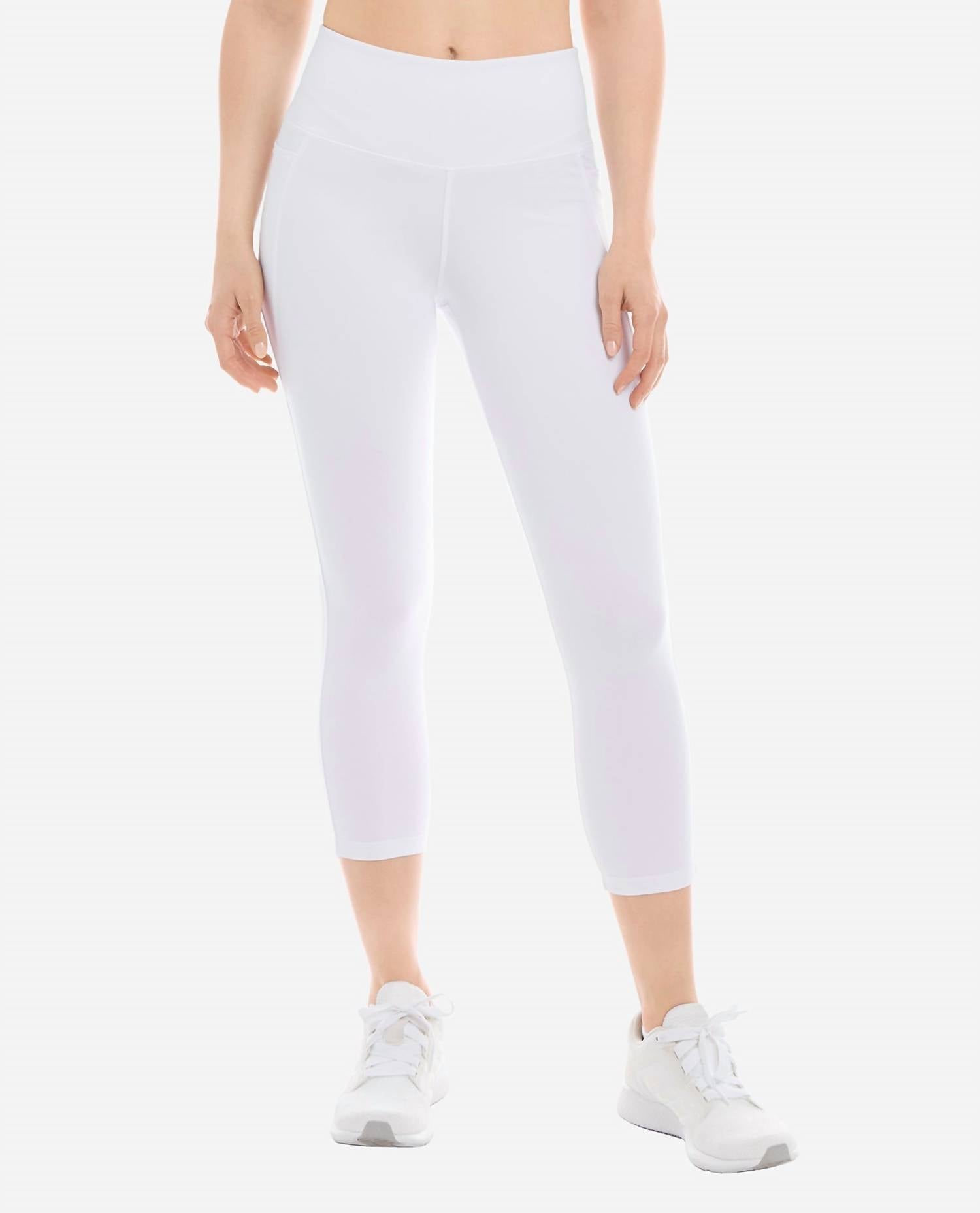 

Укороченные леггинсы Curvy белого цвета Danskin