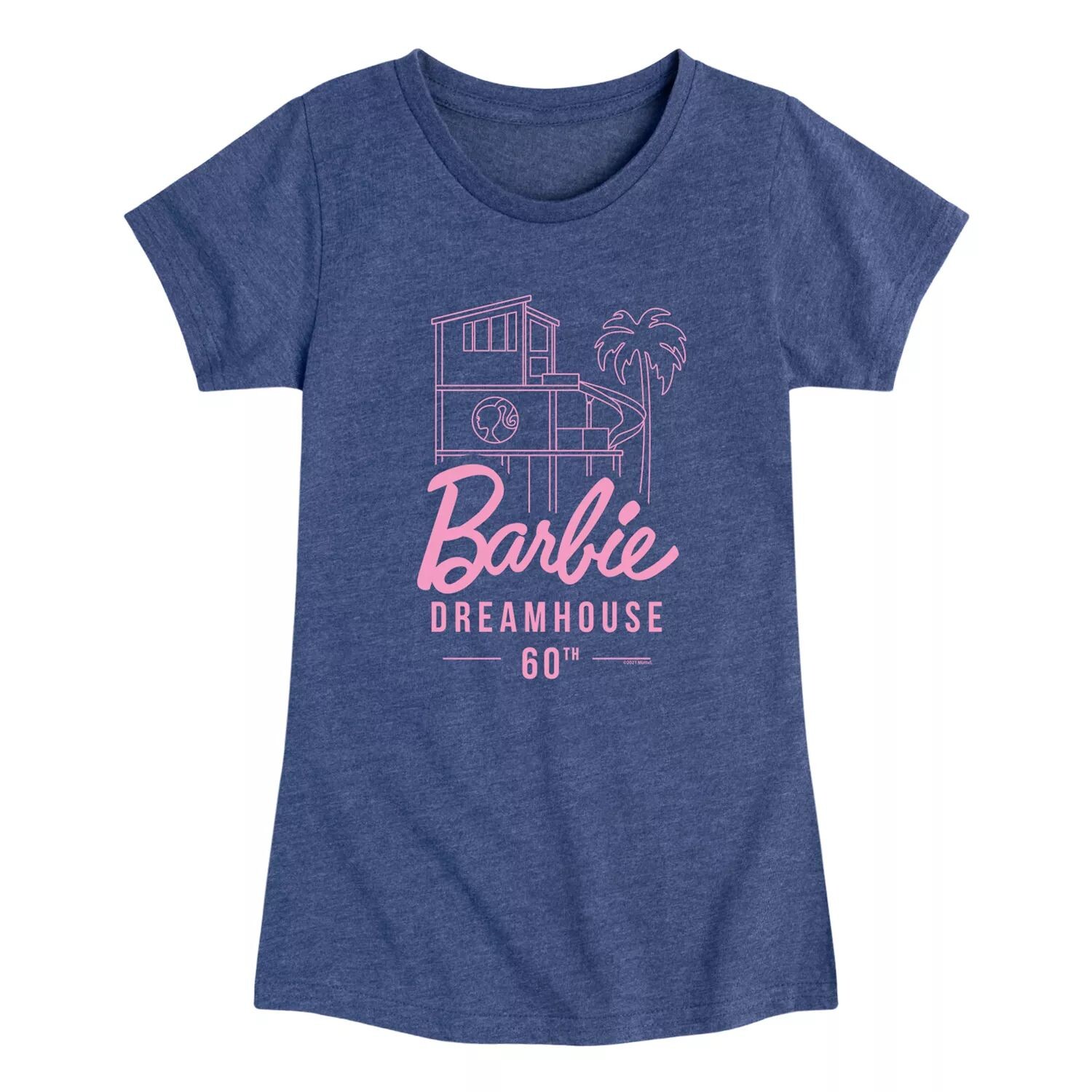 

Футболка Barbie Dreamhouse 60th для девочек 7–16 лет Licensed Character, синий