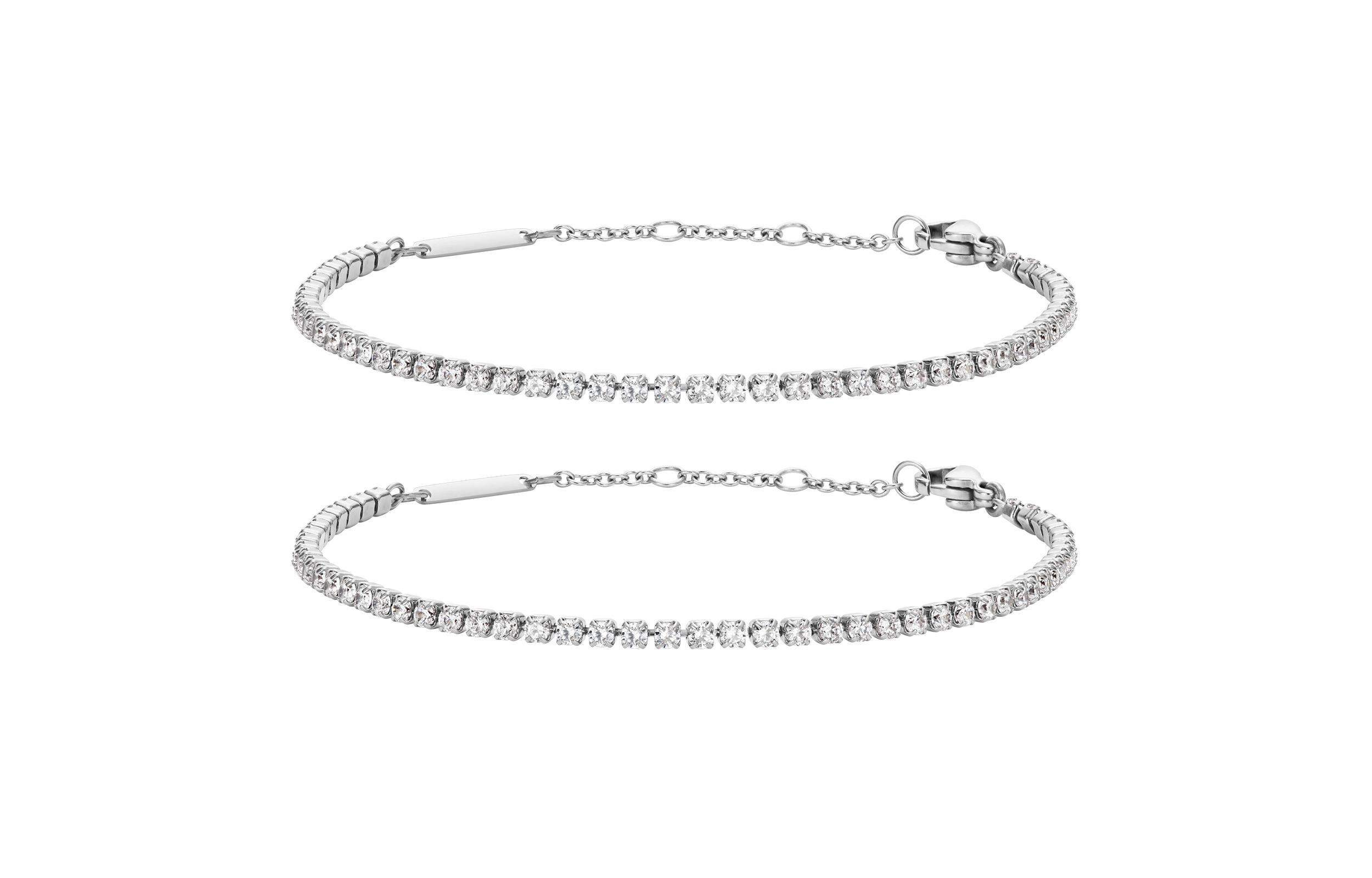 

Браслет Daniel Wellington Zircon унисекс DW/DanielWellington, светло-серебристый