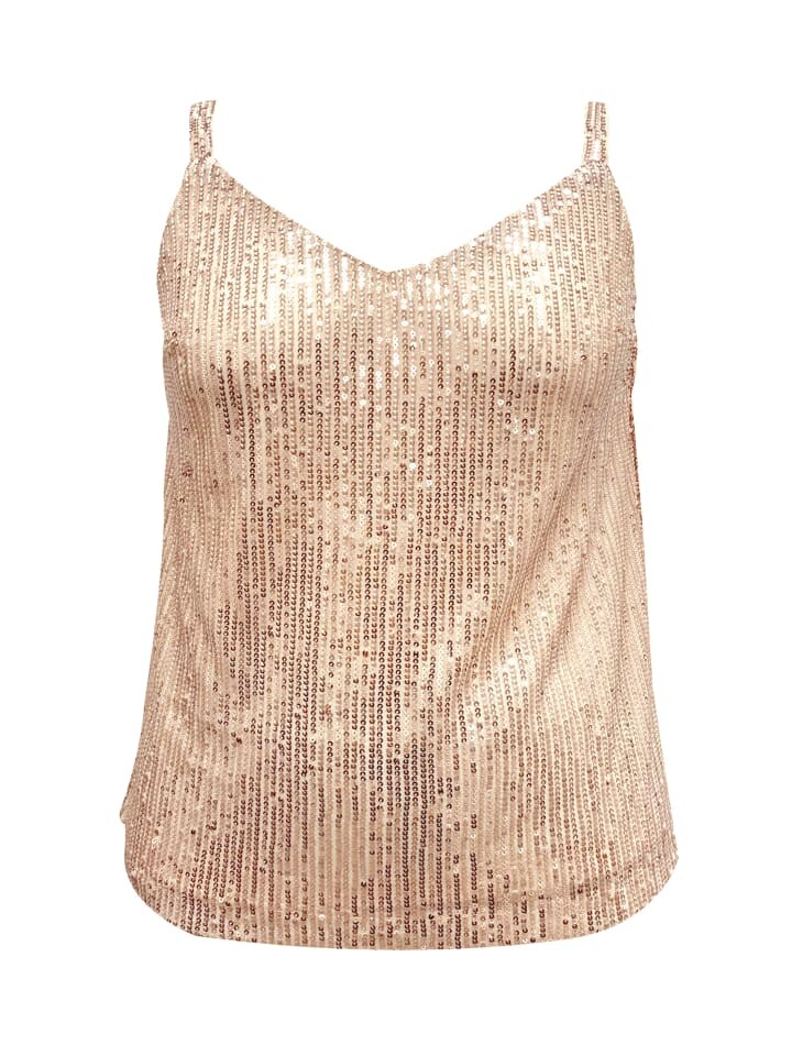 

Топ GINI LONDON Spaghettiträger Gini Cami, цвет rose gold coloured