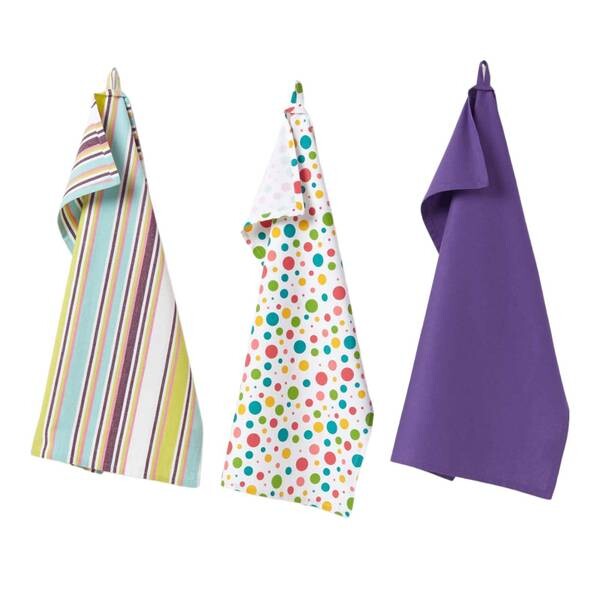 

Кухонное полотенце Homescapes Set 3 шт lila bun, 50x1x70 см, фиолетовый