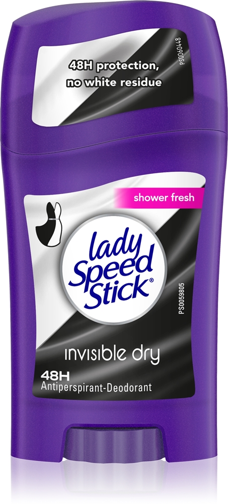 

Невидимый сухой антиперспирант-карандаш для удаления желтых пятен Lady Speed Stick, 40 гр