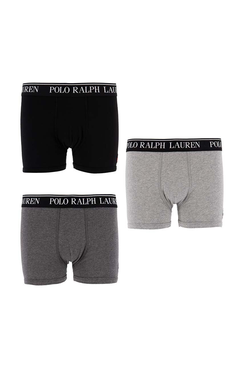 

Детские боксеры Polo Ralph Lauren, 3 пары, серый