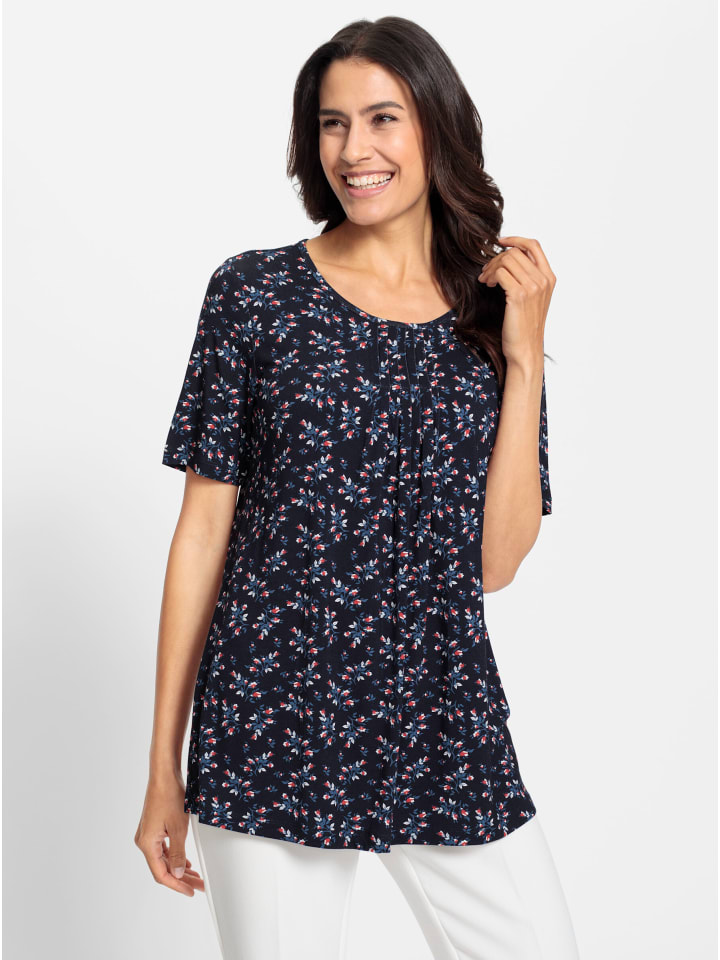 

Рубашка-туника темно-синего цвета с клубничным принтом WITT WEIDEN