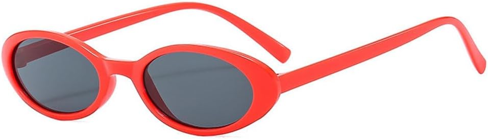 

Маленькие овальные солнцезащитные очки для женщин и мужчин, модные винтажные хип-хоп очки «кошачий глаз», женские очки в стиле панк с леопардовым принтом, защита от ультрафиолета UV400 generic, Red-black