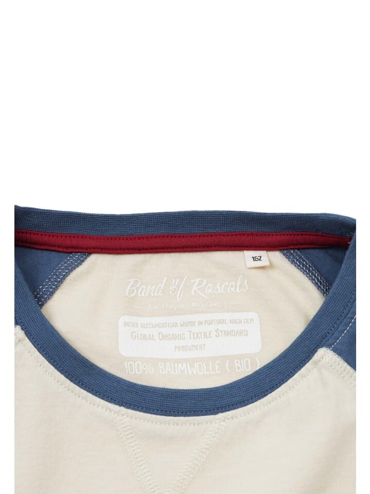 Футболка Band of Rascals, цвет cream/blue — фото 3