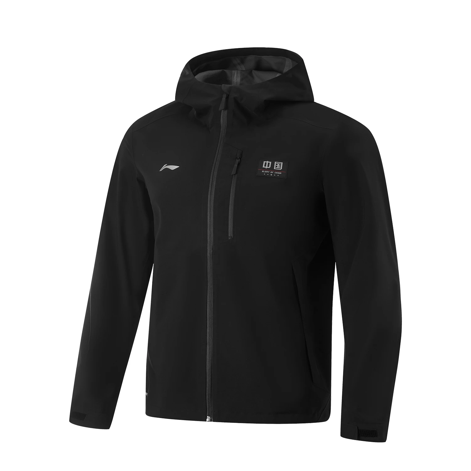 

LINING Фитнес куртка тренч черный мужской, Black