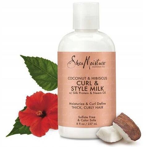 

Кондиционер для волос, 237 мл Shea Moisture Coconut & Hibiscus Curl & Style Milk, Inna marka