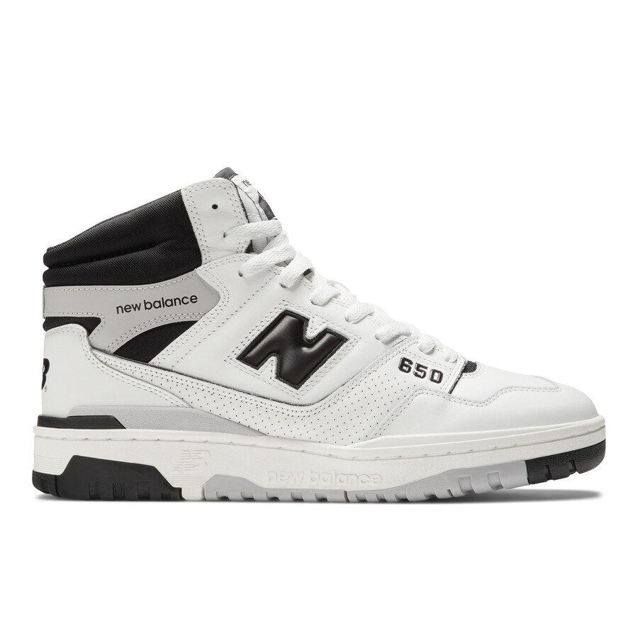 Высокие кеды new balance High-Top Sneakers 650, белый — фото 2