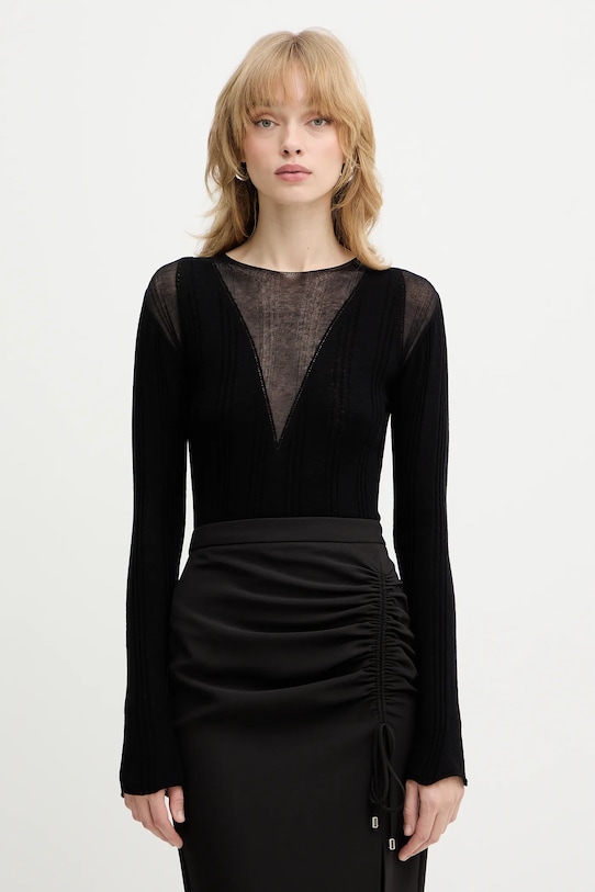 

Свитер из шерстяной смеси Pinko, черный