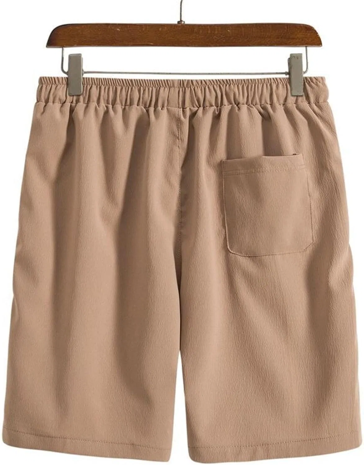 Шорты Active из хлопка и льна, Generic, Khaki — фото 2