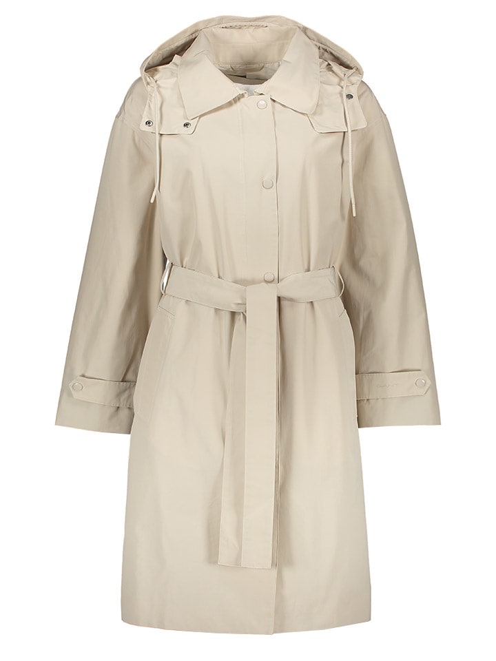 

Переходное пальто бежевого цвета Gant