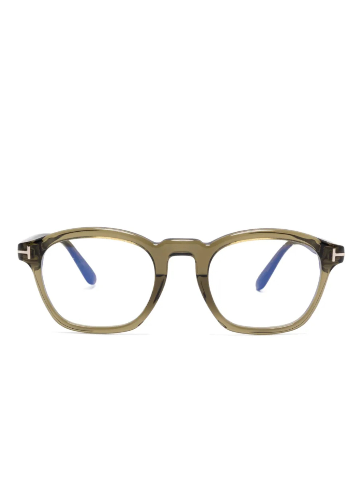 

TOM FORD Eyewear очки в квадратной оправе, зеленый