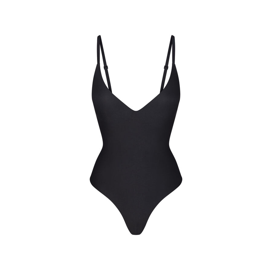 

Боди push-up thong SKIMS Skims Body, цвет Onyx