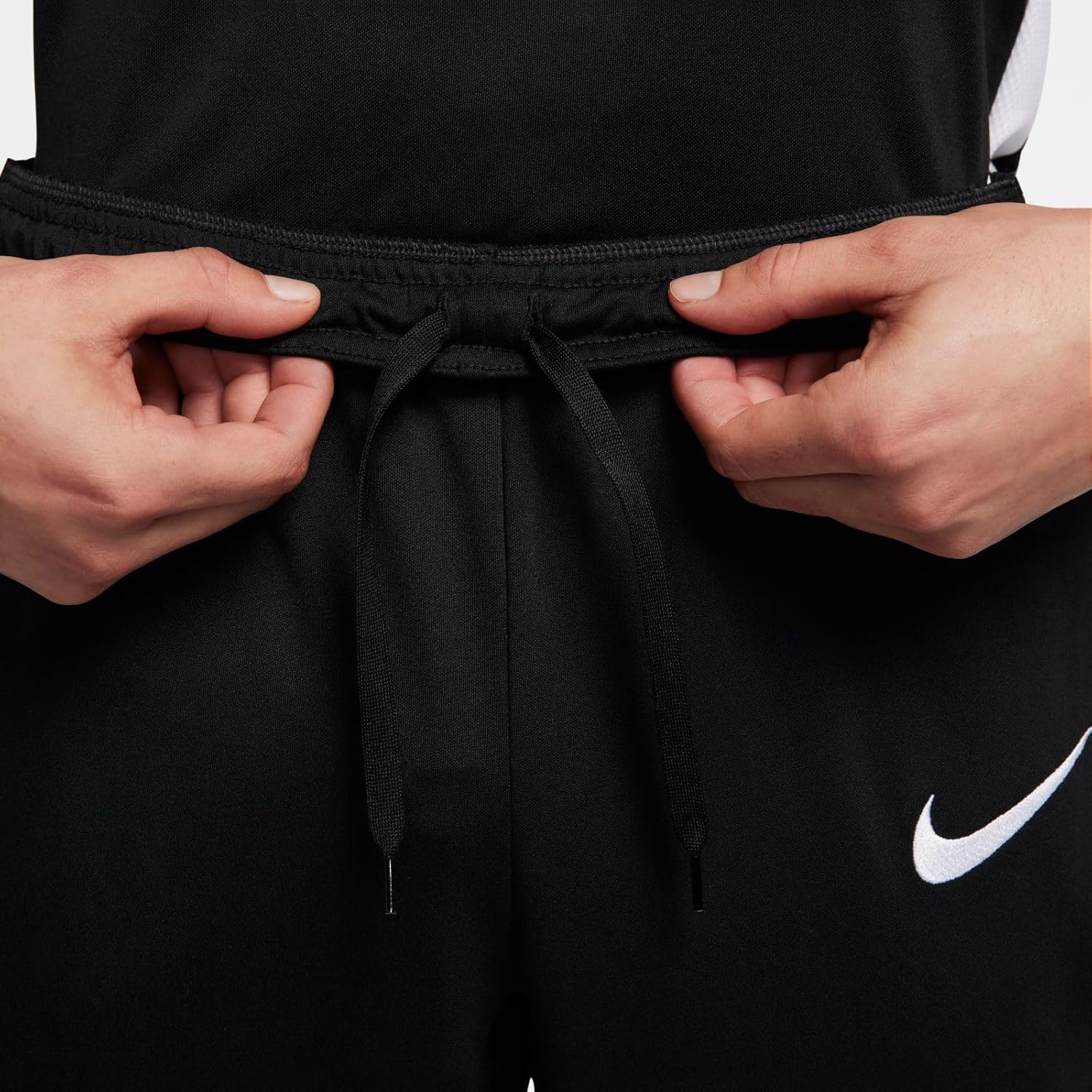 Брюки Nike M NK DF Acdpr24 Kpz - Длинные брюки - Спорт - Мужские, Black / White — фото 4