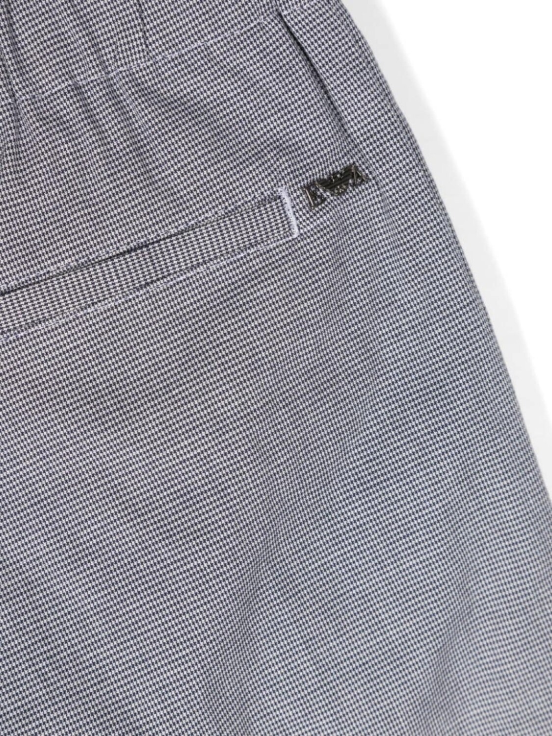 Emporio Armani брюки в ломаную клетку, синий — фото 3