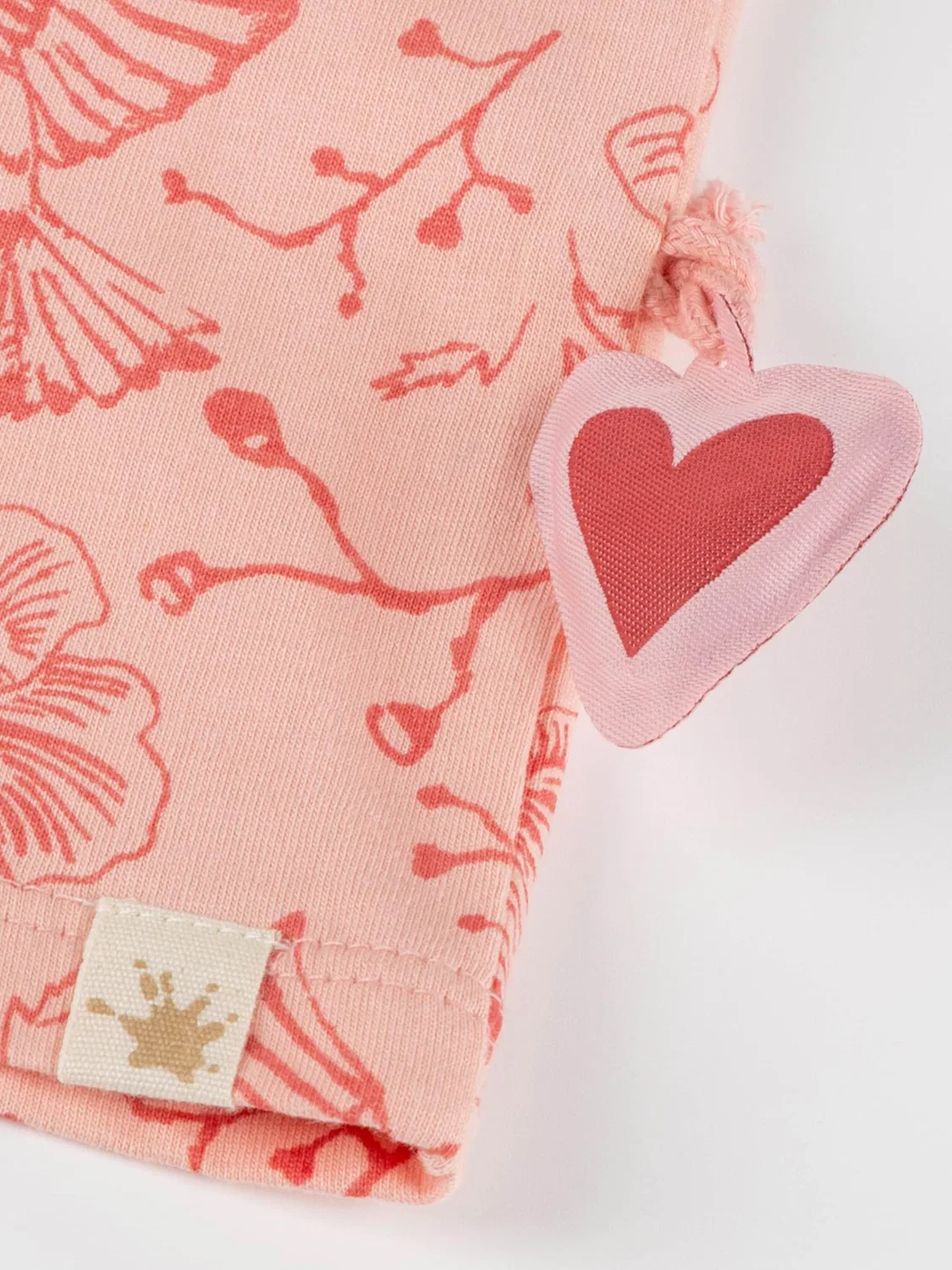 Рубашка Sigikid Langarmshirt Pink Birds светло-розового цвета — фото 3