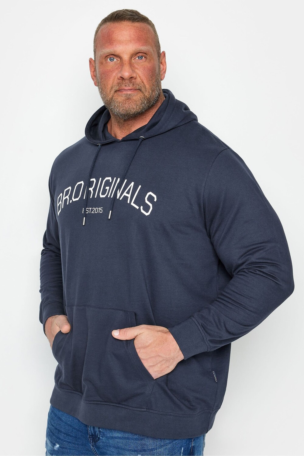 

Худи 'оригиналы' Badrhino Big & Tall, синий