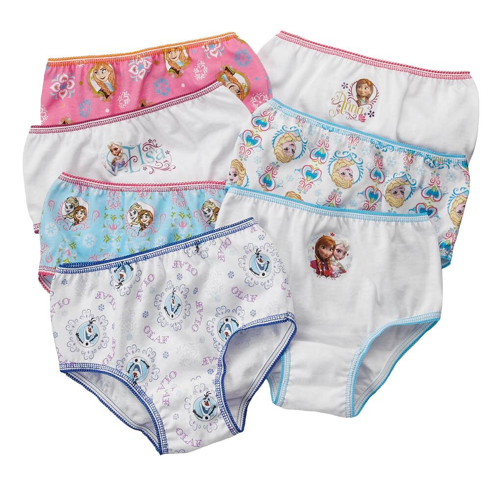 

Трусики Disney's Frozen Toddler, 7 шт. Licensed Character, мультиколор