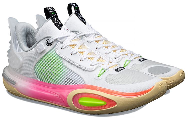 Li Ning ПОДКЛАДКА All City 11 Баскетбольные кроссовки мужские, Белый — фото 3