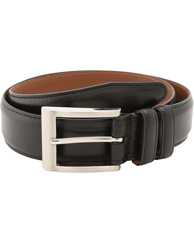 

Ремень Allen Edmonds Wide Basic Dress Belt, цвет Black Calf