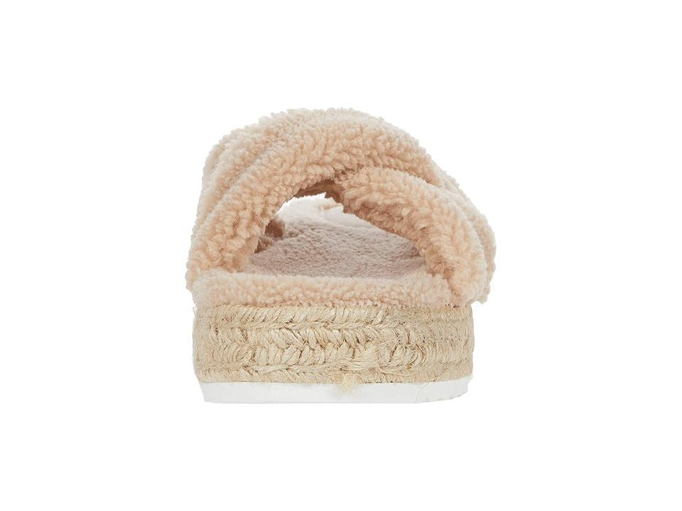 GBG Los Angeles Daphne Sandal Women's  Beige Faux Fur Espadrile JOBB1343 — фото 3