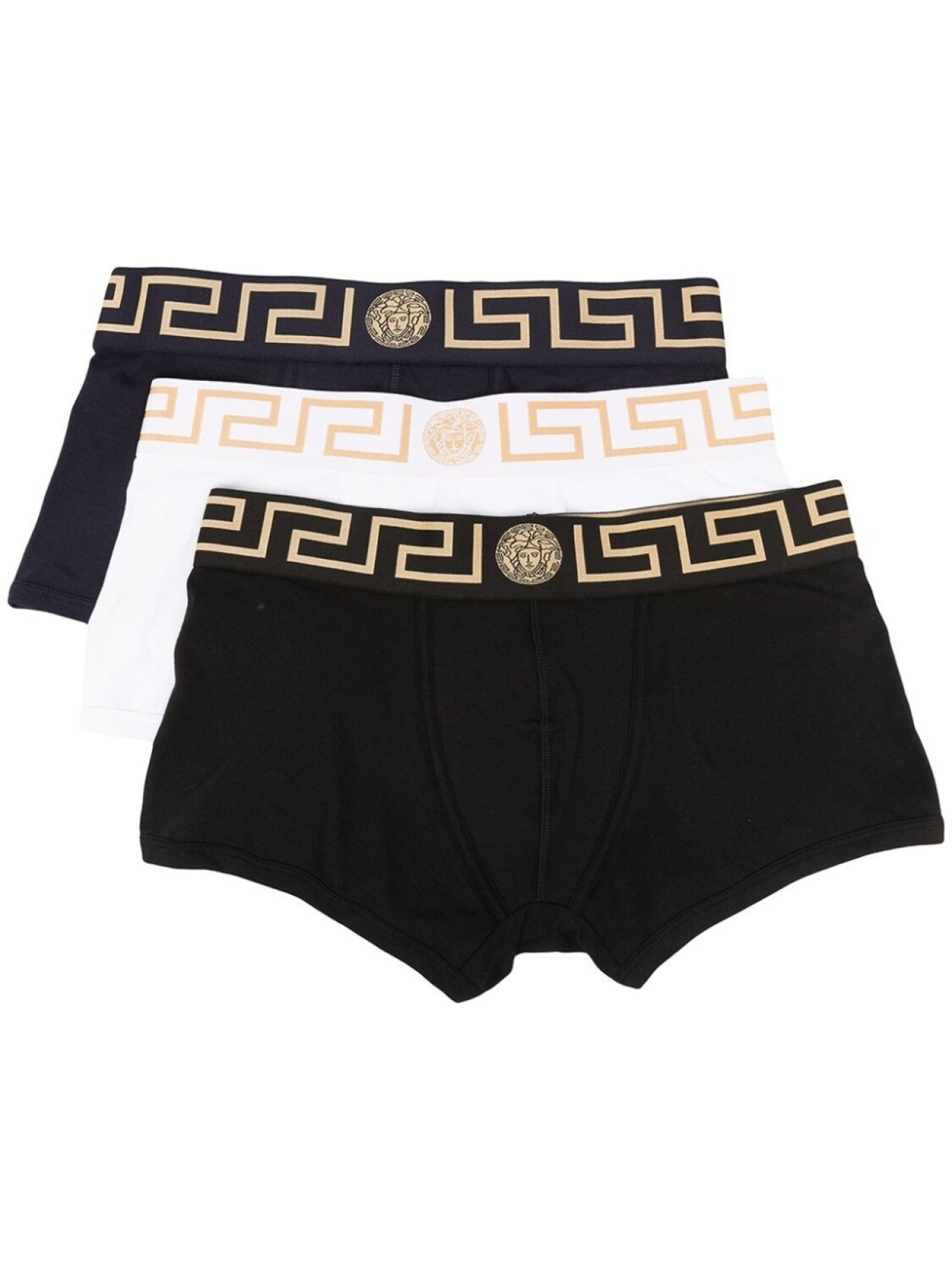 

Versace боксеры с узором Greca на поясе, черный