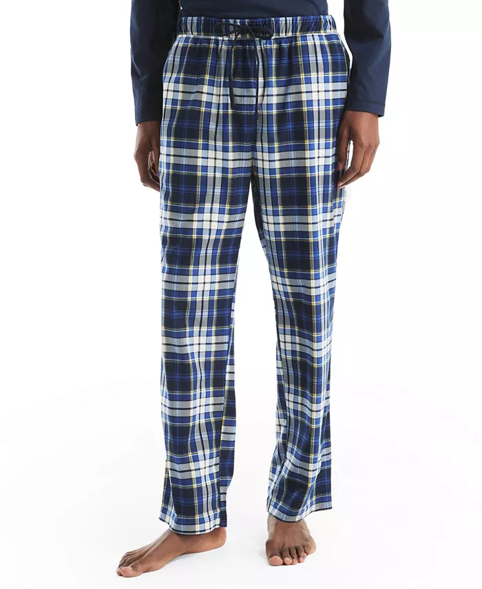 

Мужские флисовые пижамные штаны в клетку Nautica, синий