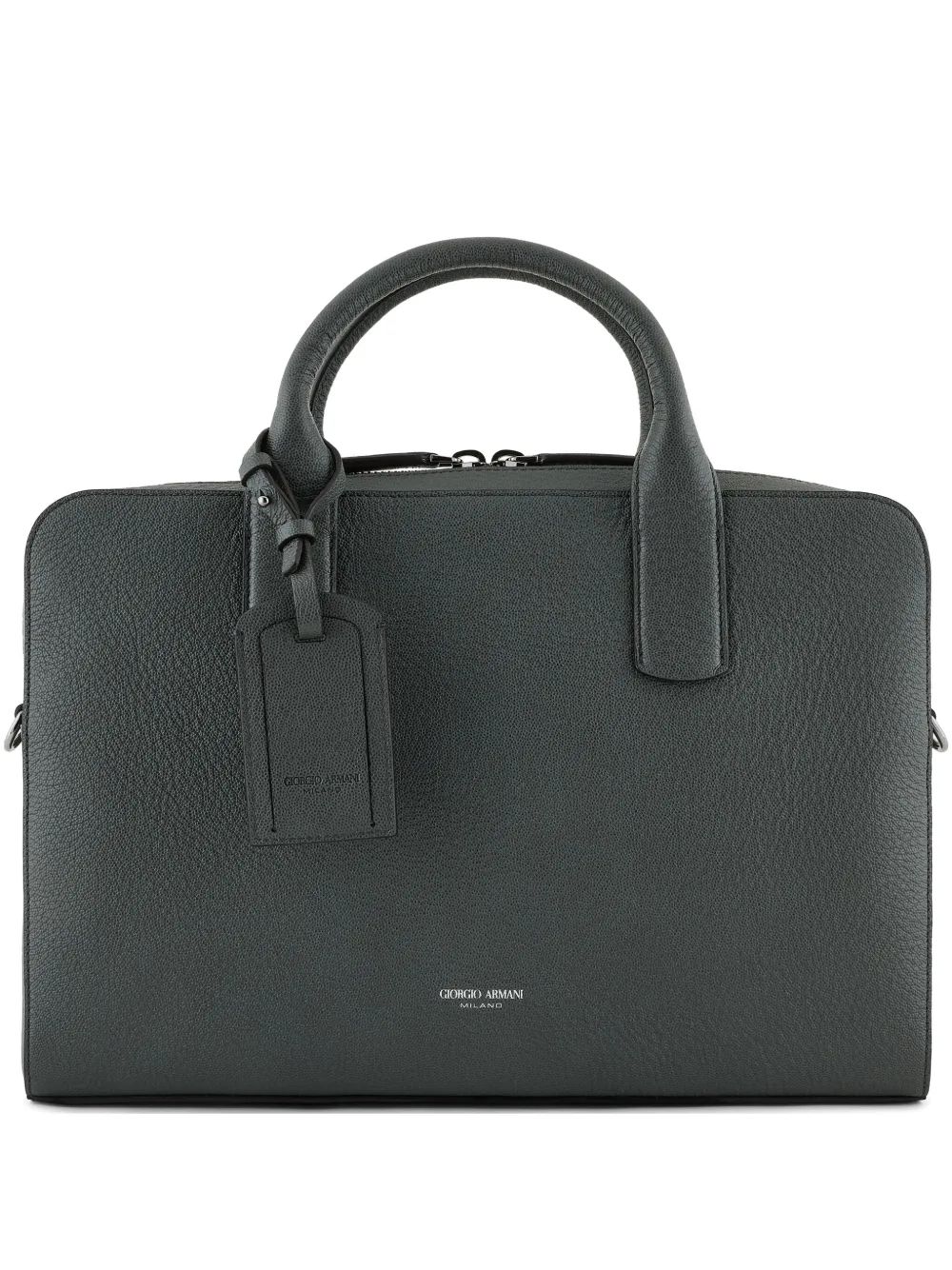 

Портфель на молнии GIORGIO ARMANI, зеленый