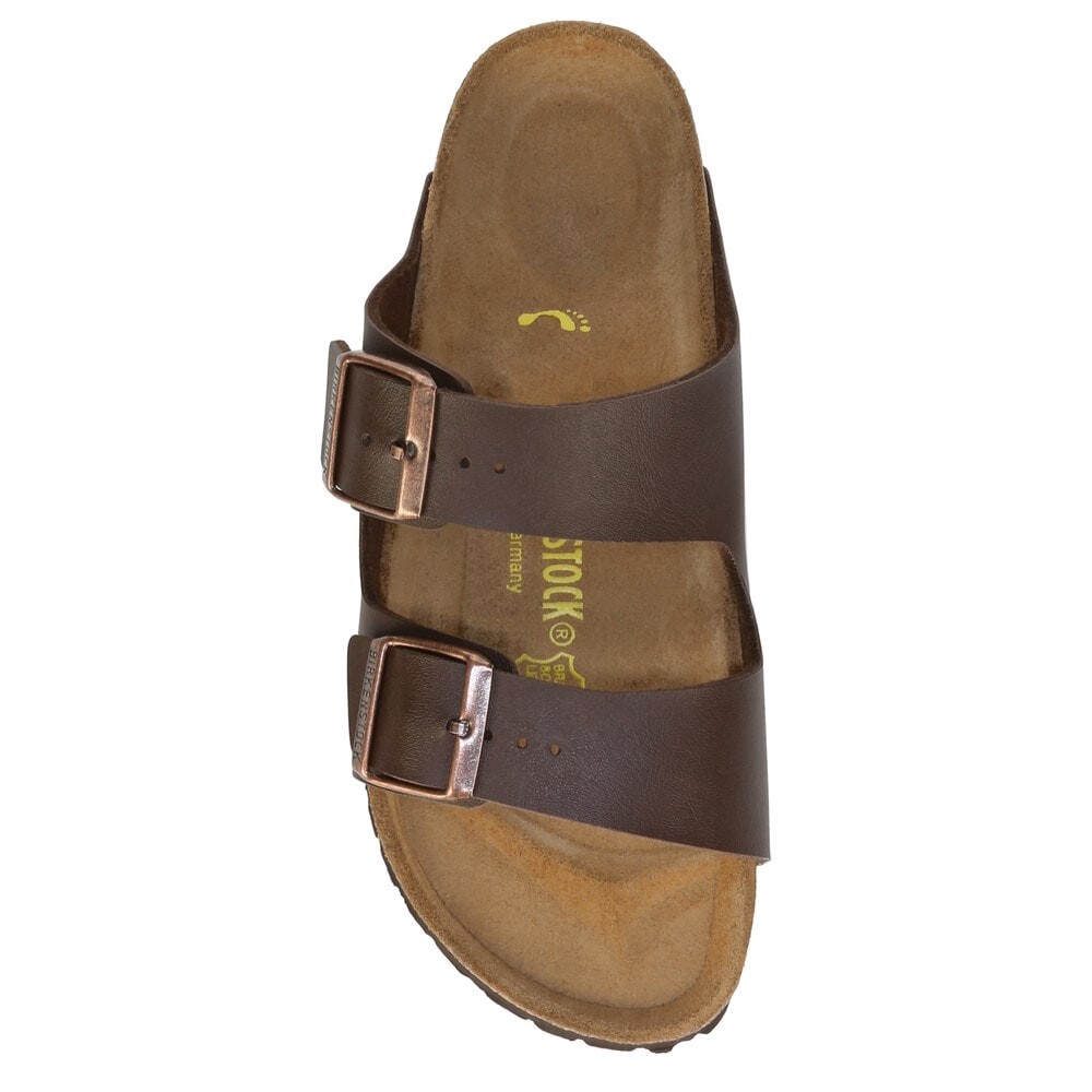 Женские сандалии со стелькой Arizona Birkenstock, коричневый — фото 4
