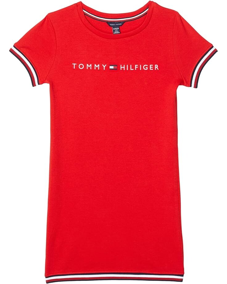 

Платье Tommy Hilfiger TH Logo Bodycon Dress, цвет Tommy Red