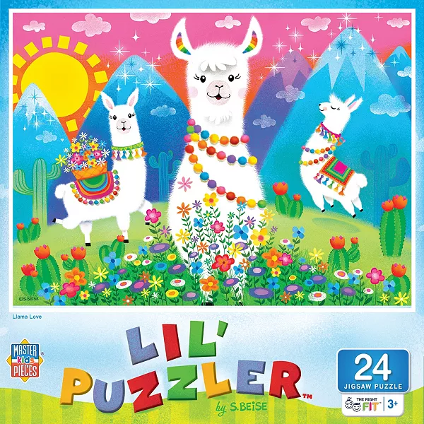 

Маленький пазл - головоломка "Lama Love" из 24 частей Masterpieces Puzzles, multicolor