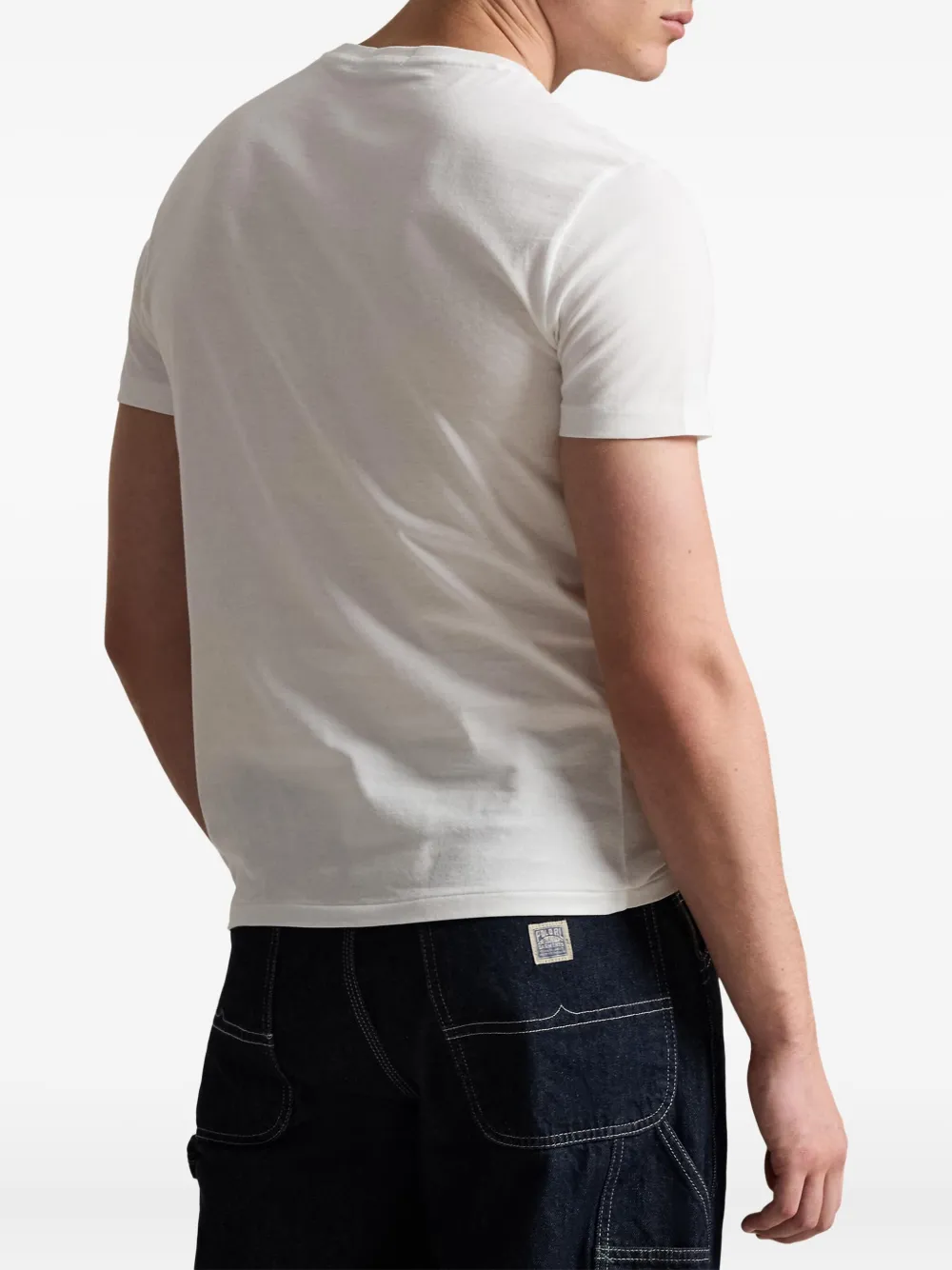 Футболка с графичным принтом Polo Ralph Lauren, белый — фото 4