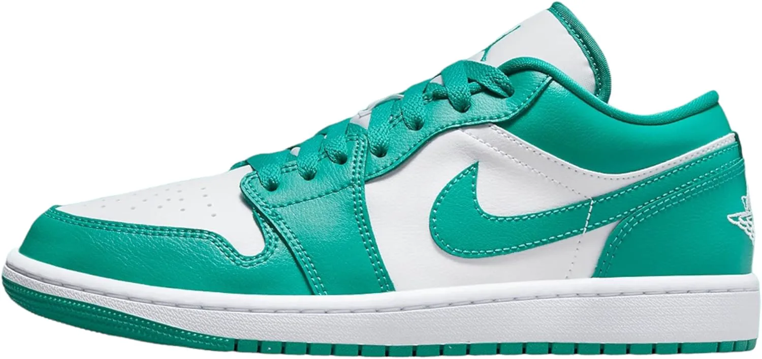 Женские кроссовки Nike WMNS Air Jordan 1 Low, белый/изумрудный — фото 3
