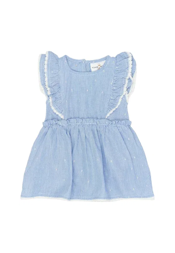 Платье джерси Bthea s_l jersey dress The New Siblings, цвет вечно-голубой в полоску
