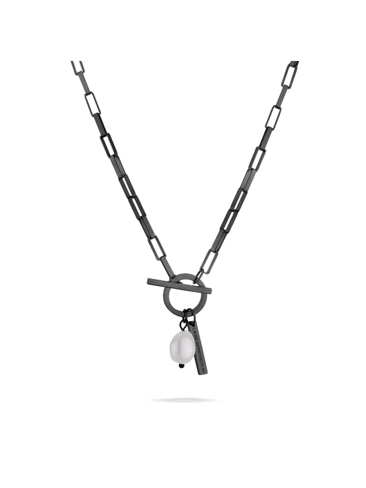 

LIEBESKIND BERLIN Современное жемчужное колье черного цвета