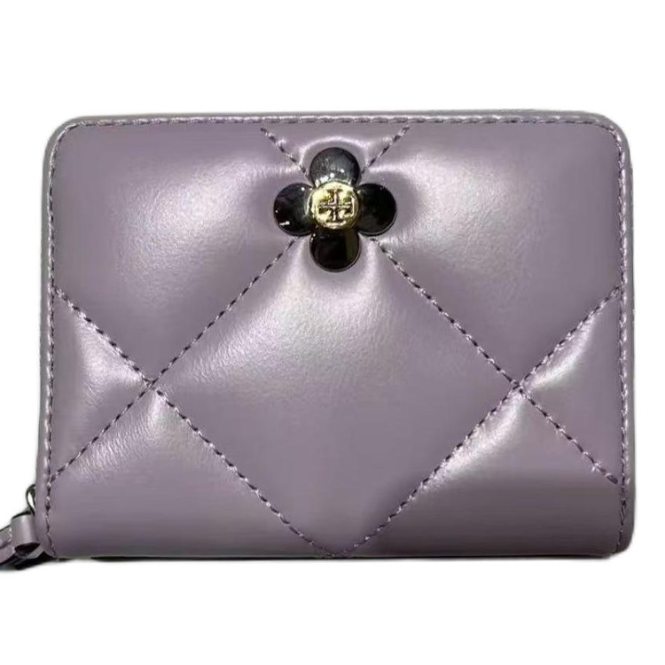 

TORY BURCH Кожаный женский кошелёк фиолетовый